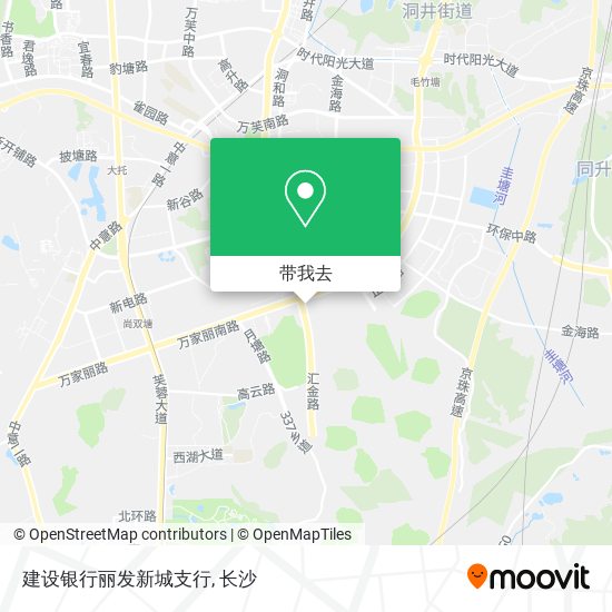 建设银行丽发新城支行地图