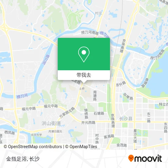 金指足浴地图