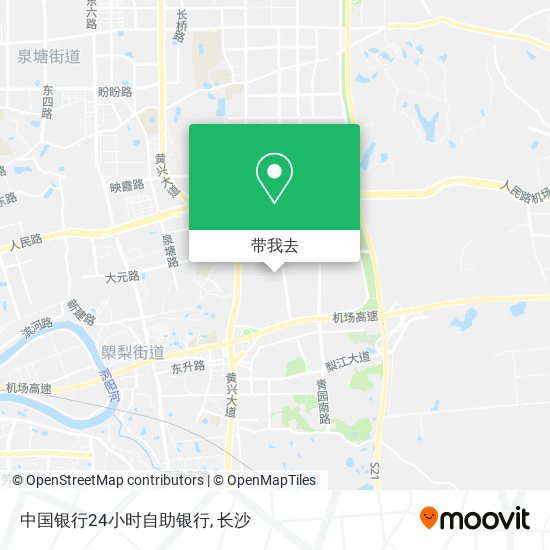 中国银行24小时自助银行地图