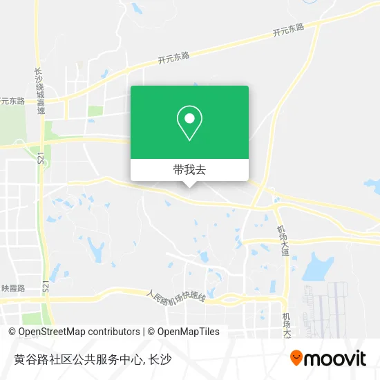 黄谷路社区公共服务中心地图