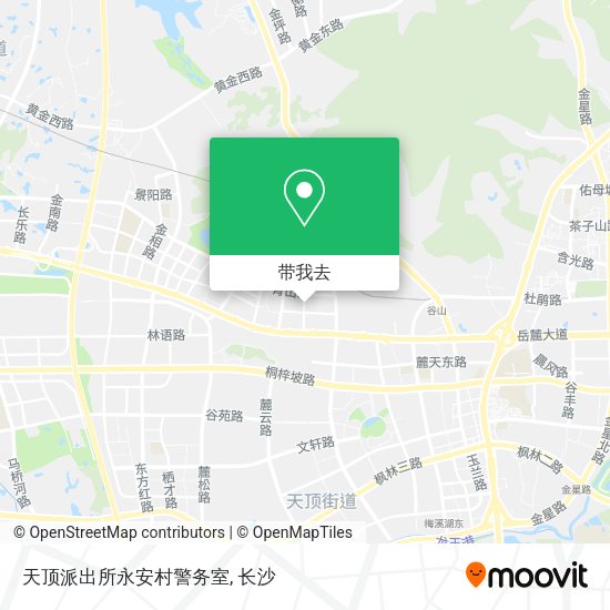 天顶派出所永安村警务室地图