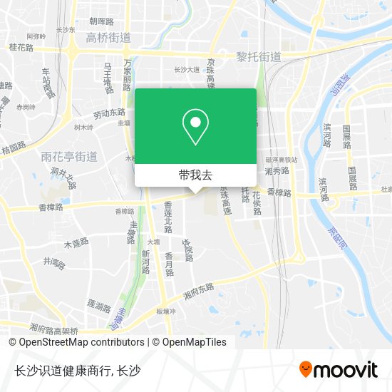 长沙识道健康商行地图