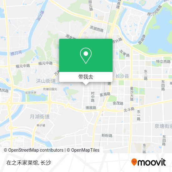 在之禾家菜馆地图