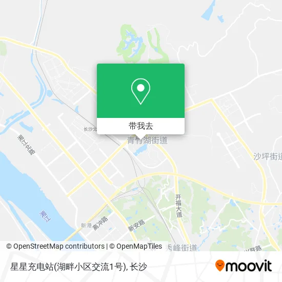 星星充电站(湖畔小区交流1号)地图