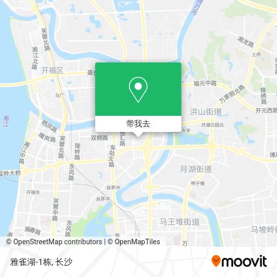 雅雀湖-1栋地图