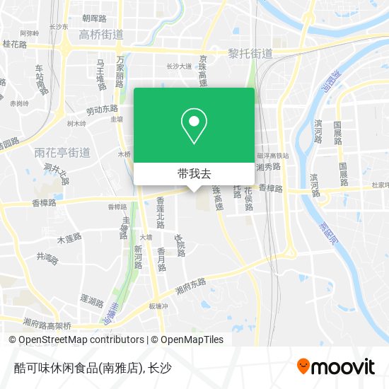 酷可味休闲食品(南雅店)地图
