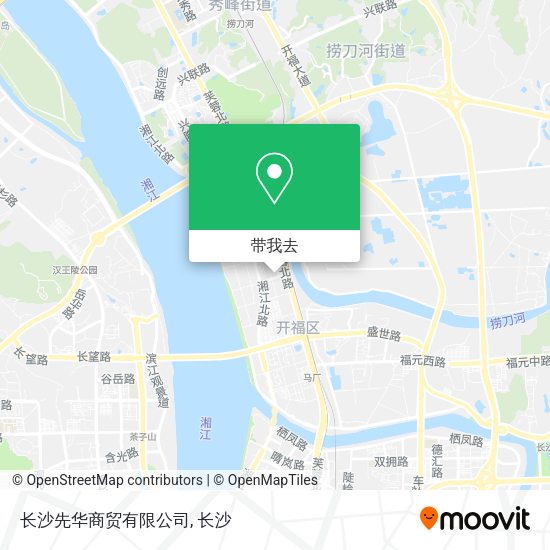 长沙先华商贸有限公司地图