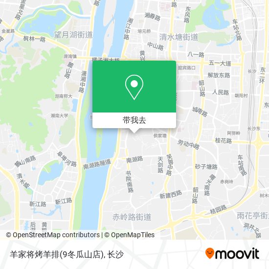 羊家将烤羊排(9冬瓜山店)地图