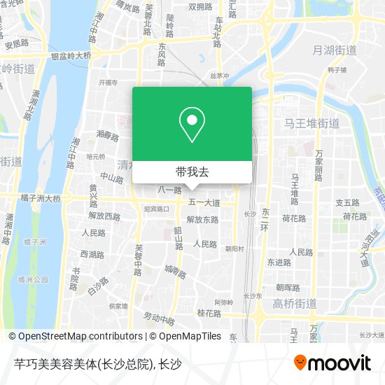 芊巧美美容美体(长沙总院)地图