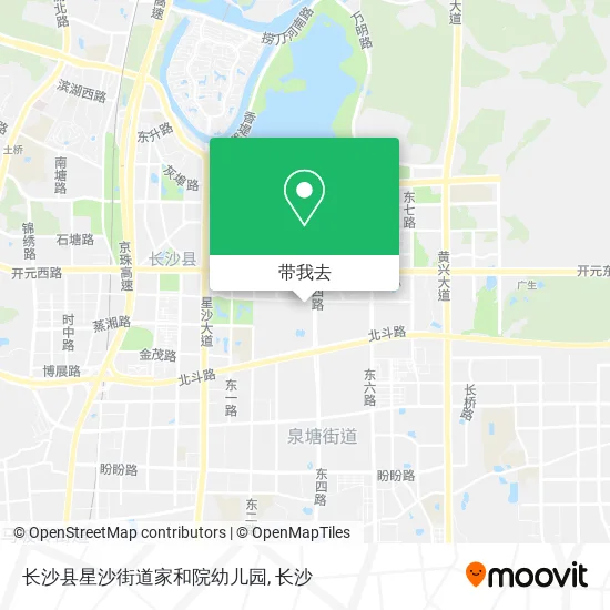 长沙县星沙街道家和院幼儿园地图