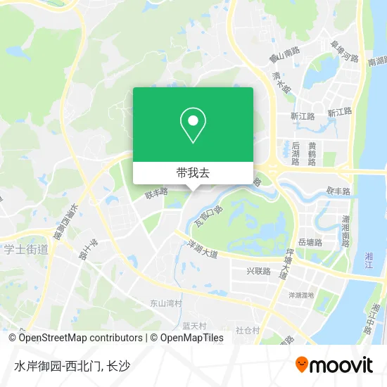 水岸御园-西北门地图