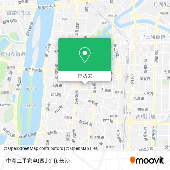 中意二手家电(西北门)地图