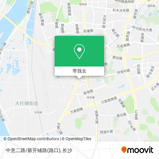 中意二路/新开铺路(路口)地图