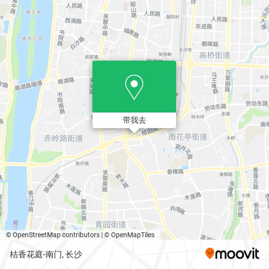 桔香花庭-南门地图
