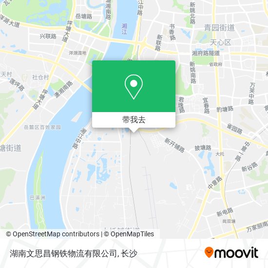 湖南文思昌钢铁物流有限公司地图