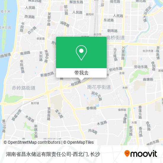 湖南省昌永储运有限责任公司-西北门地图