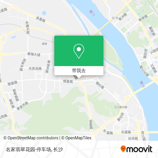 名家翡翠花园-停车场地图