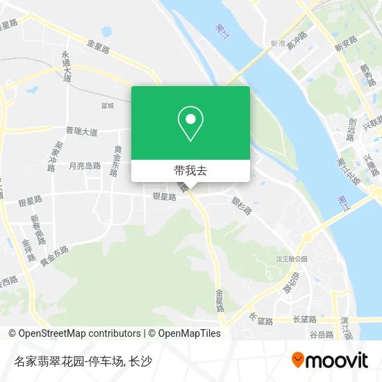 名家翡翠花园-停车场地图