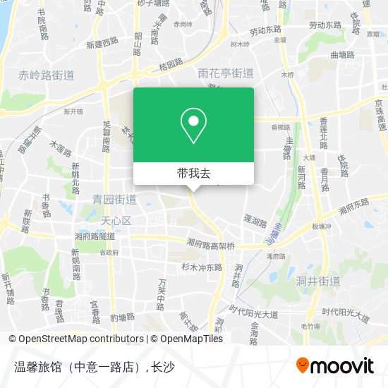 温馨旅馆（中意一路店）地图