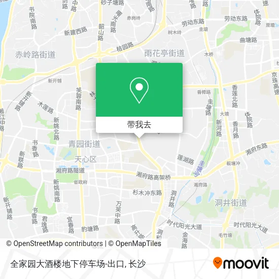 全家园大酒楼地下停车场-出口地图