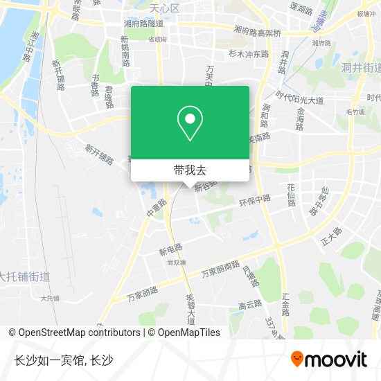 长沙如一宾馆地图