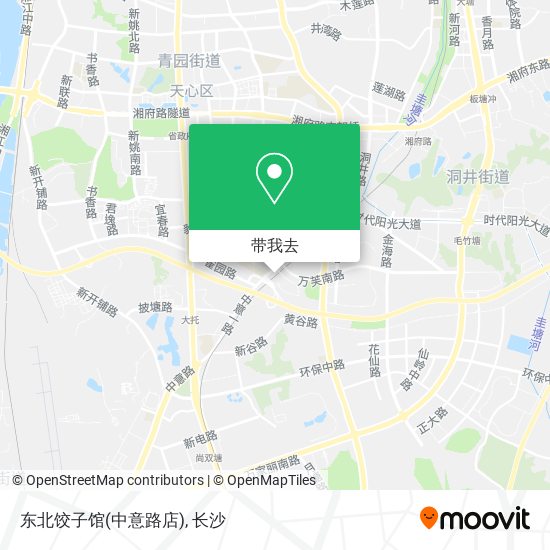 东北饺子馆(中意路店)地图