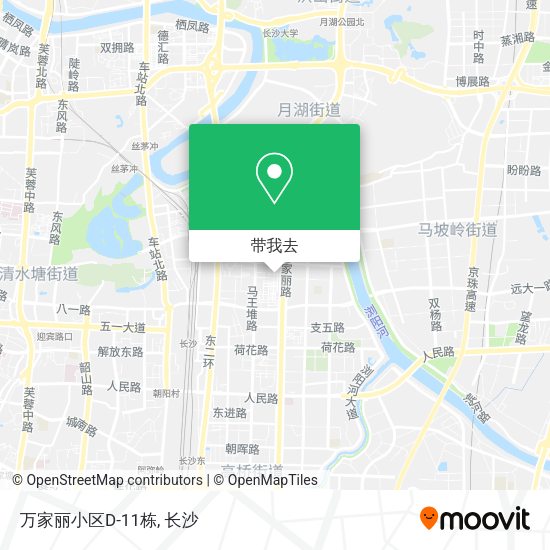 万家丽小区D-11栋地图