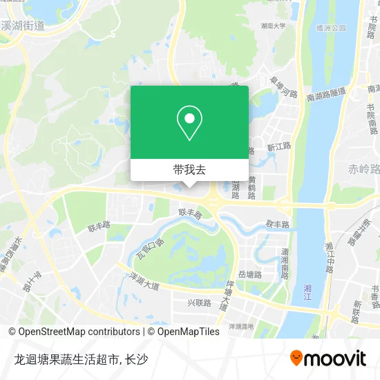 龙迴塘果蔬生活超市地图