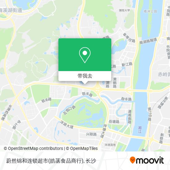 蔚然锦和连锁超市(皓菡食品商行)地图