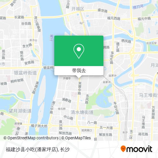 福建沙县小吃(潘家坪店)地图