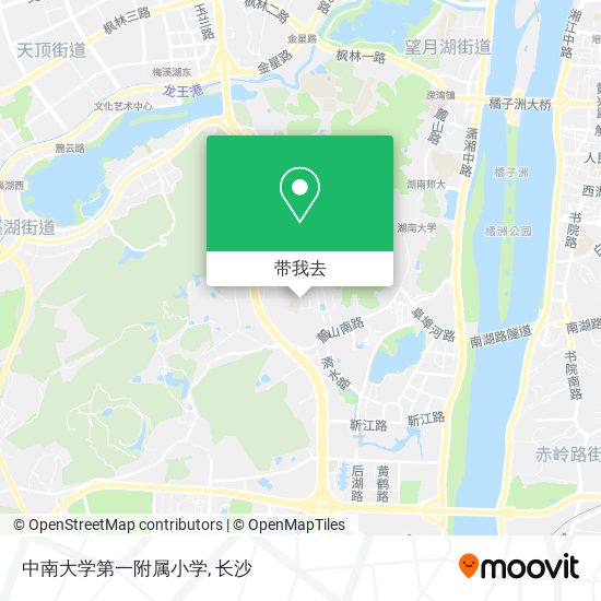 中南大学第一附属小学地图