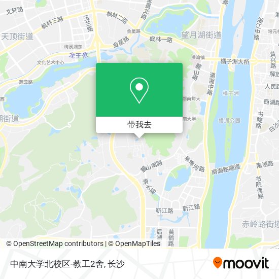 中南大学北校区-教工2舍地图