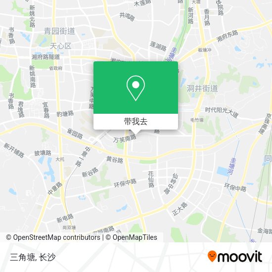 三角塘地图