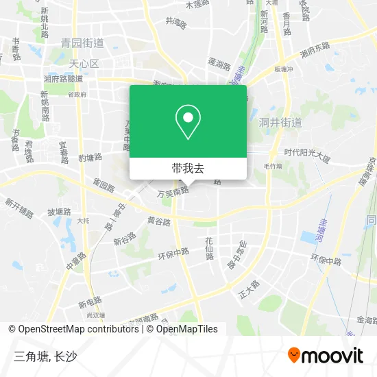 三角塘地图