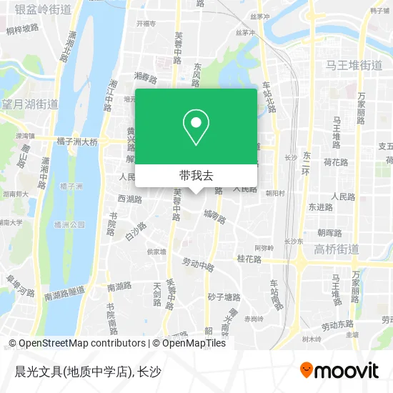 晨光文具(地质中学店)地图