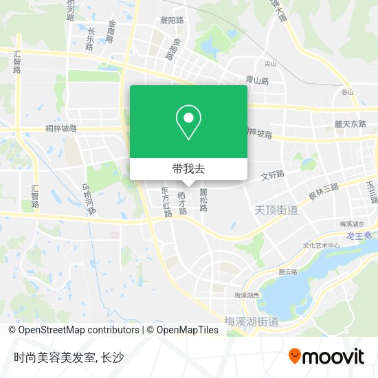时尚美容美发室地图