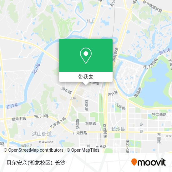 贝尔安亲(湘龙校区)地图