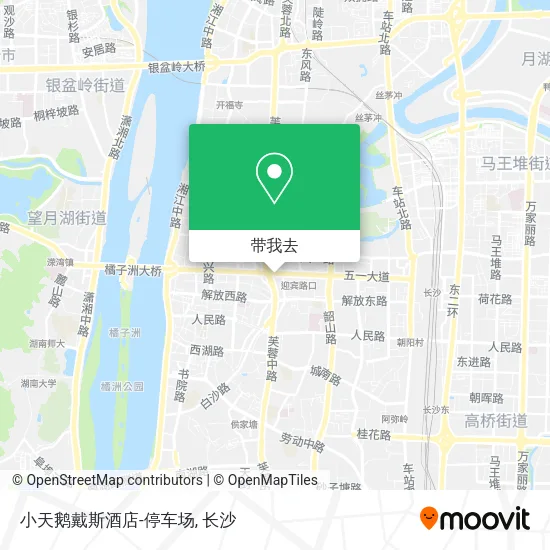 小天鹅戴斯酒店-停车场地图