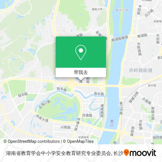 湖南省教育学会中小学安全教育研究专业委员会地图