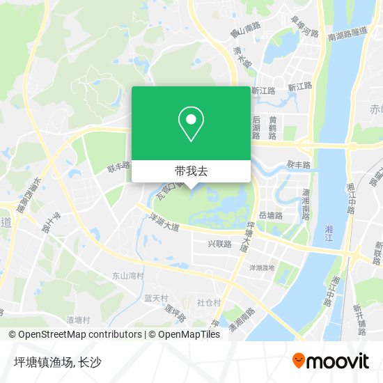 坪塘镇渔场地图