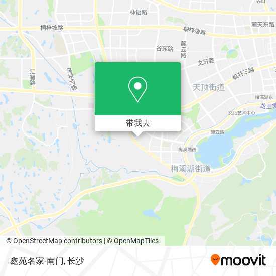 鑫苑名家-南门地图