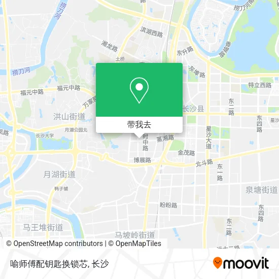 喻师傅配钥匙换锁芯地图