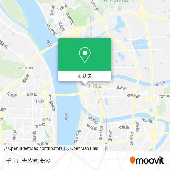 千宇广告装潢地图