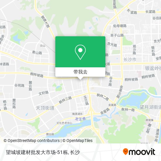 望城坡建材批发大市场-51栋地图