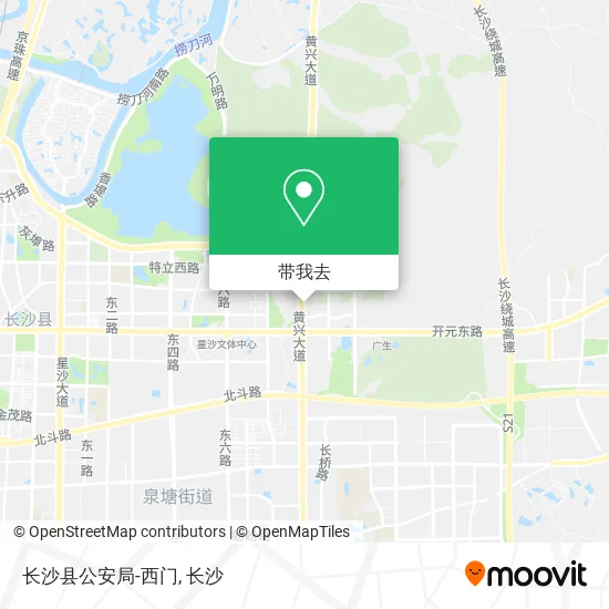 长沙县公安局-西门地图