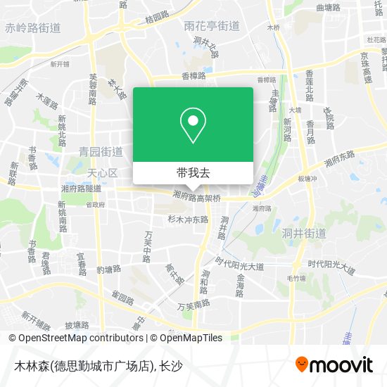 木林森(德思勤城市广场店)地图