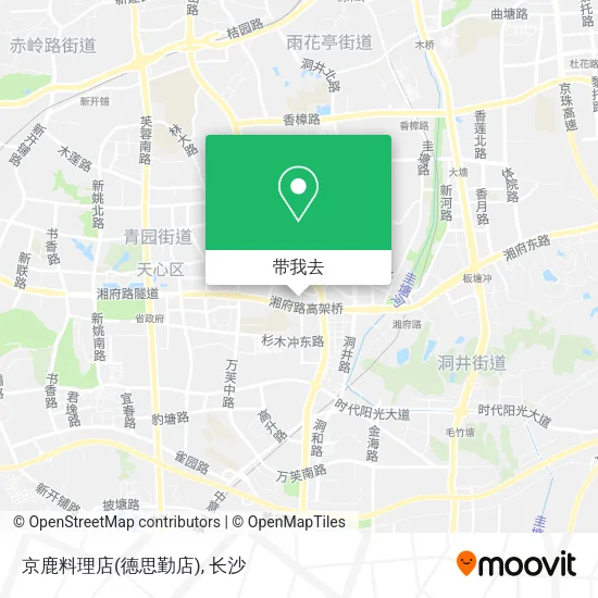 京鹿料理店(德思勤店)地图