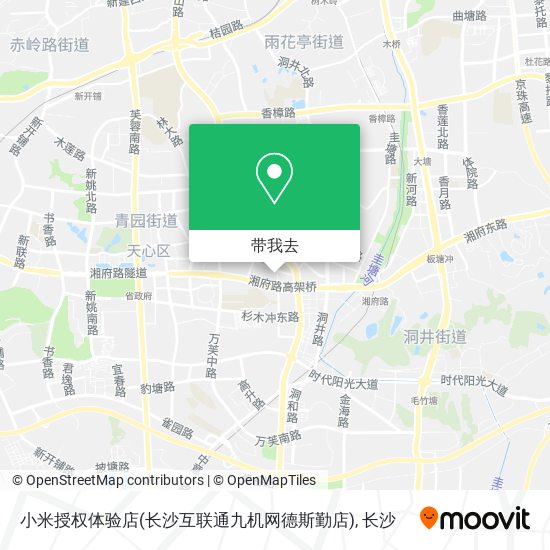 小米授权体验店(长沙互联通九机网德斯勤店)地图