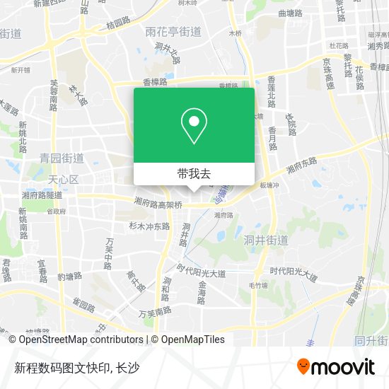 新程数码图文快印地图