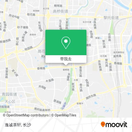 逸诚茶轩地图